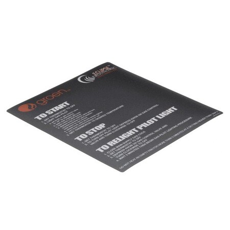 Groen Overlay, Braising Pan Mi Llivolt Ignition Manual 146198